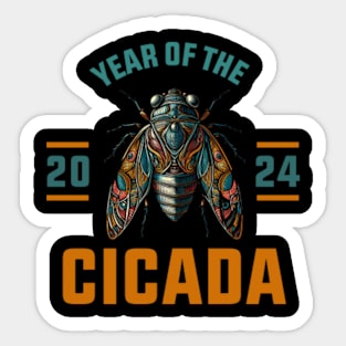 Year of the Cicada 2024 Sticker